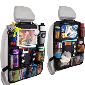2x Car backseat organizer/kick mats